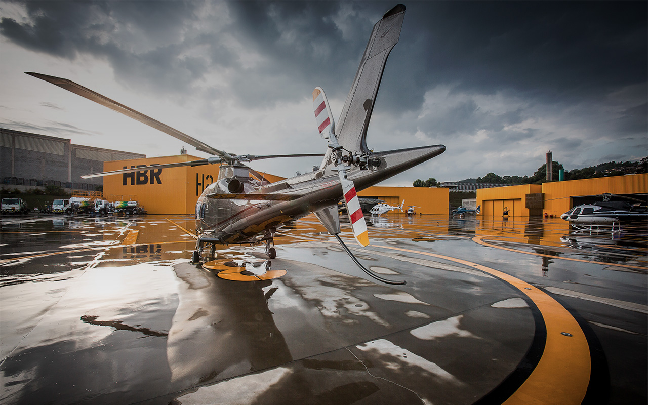 Pátio de Aeronaves da HBR Aviação